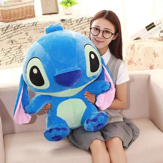 35-65cm Aoger Lilo & Stitch Stuffed Plush Doll Edition Stitch Rose Doll Creative Kawaii Pillow Toy Birthday Gift For Girl Kids