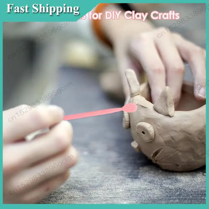 -BABQ Polymer Clay Tools 26Pcs Kit With Roller, Cutters, Sculpting Tools, Needle Detail Clay Shaping Tool Circle Clay Cutters