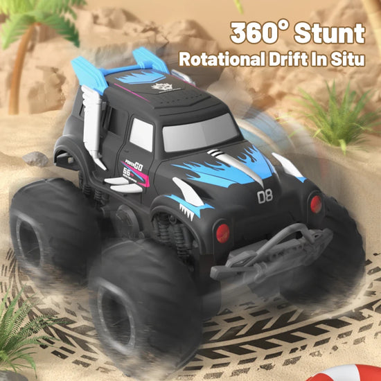 2.4G RC Car Remote Control Amphibious Off-road Vehicle Climbing Stunt Car Water Toys High Speed Electric Vehicle Christmas Gift