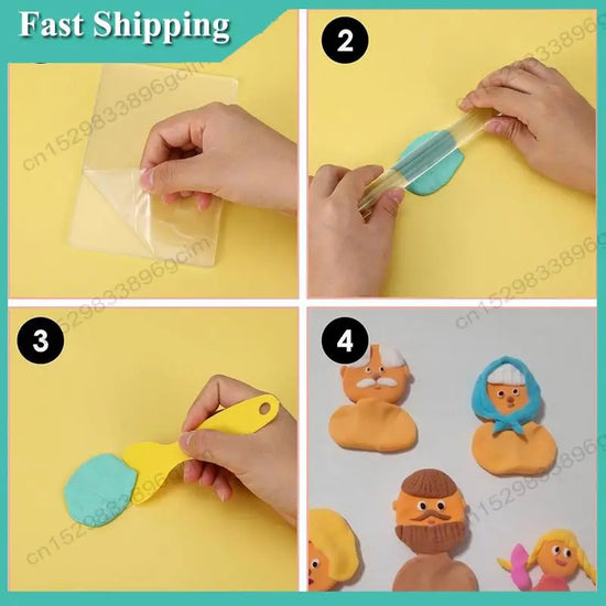 -BABQ Polymer Clay Tools 26Pcs Kit With Roller, Cutters, Sculpting Tools, Needle Detail Clay Shaping Tool Circle Clay Cutters